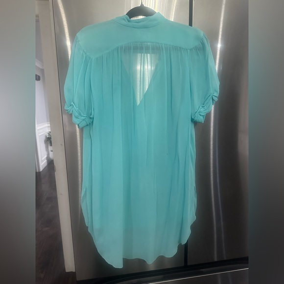 Wilfred Teal Silk blouse - Picture 2 of 5